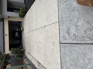 Concrete Driveway — after cleaning